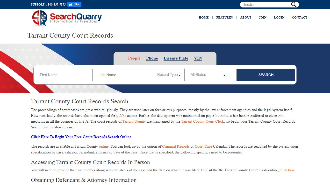 Tarrant County Court Records | Search Tarrant Court Records Online